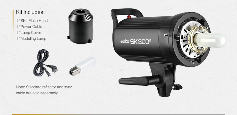 Godox Kit 3 flashes SK400IID con transmisor - Kanau