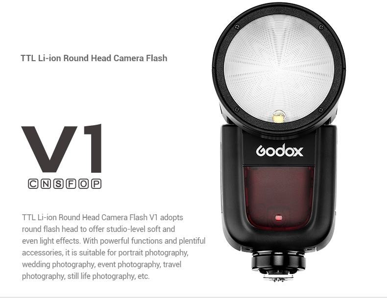 godox v1 with softbox