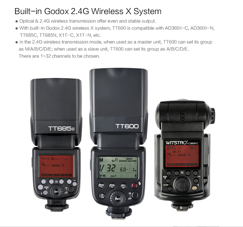 Godox 2pcs TT600 – AMBITFUL