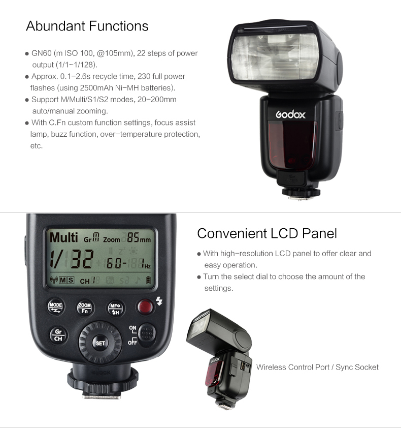 Flash Godox TT600 Review and settings - IN ENGLISH 