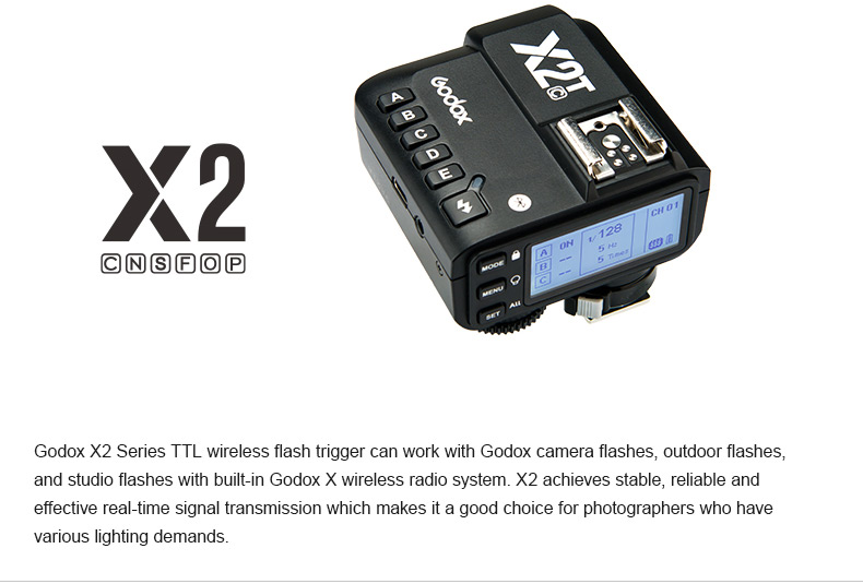 studie item Duidelijk maken X2-Product-GODOX Photo Equipment Co.,Ltd.