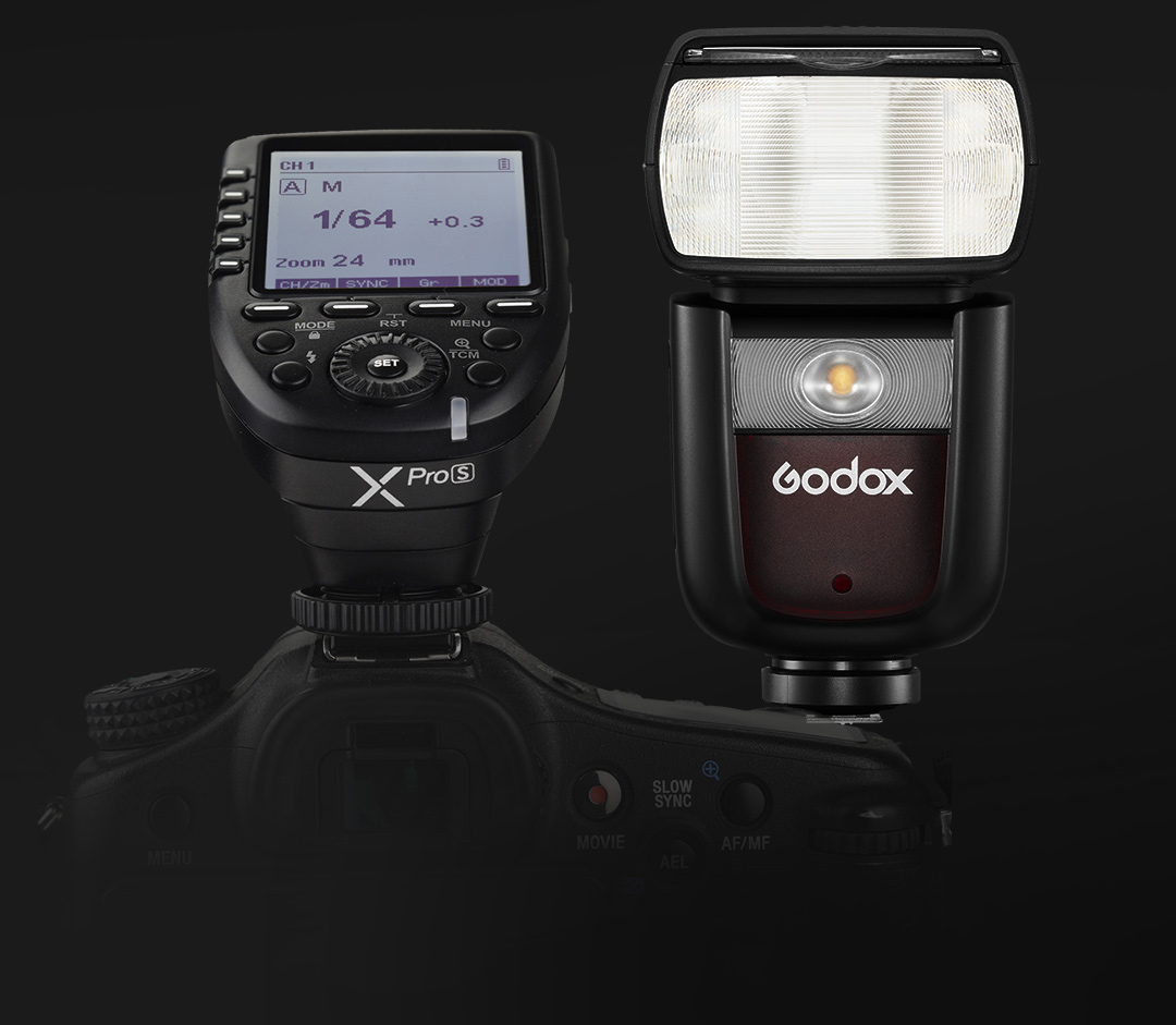 Flash Godox Ving V860III-S TTL, HSS con batería de Li-ion para