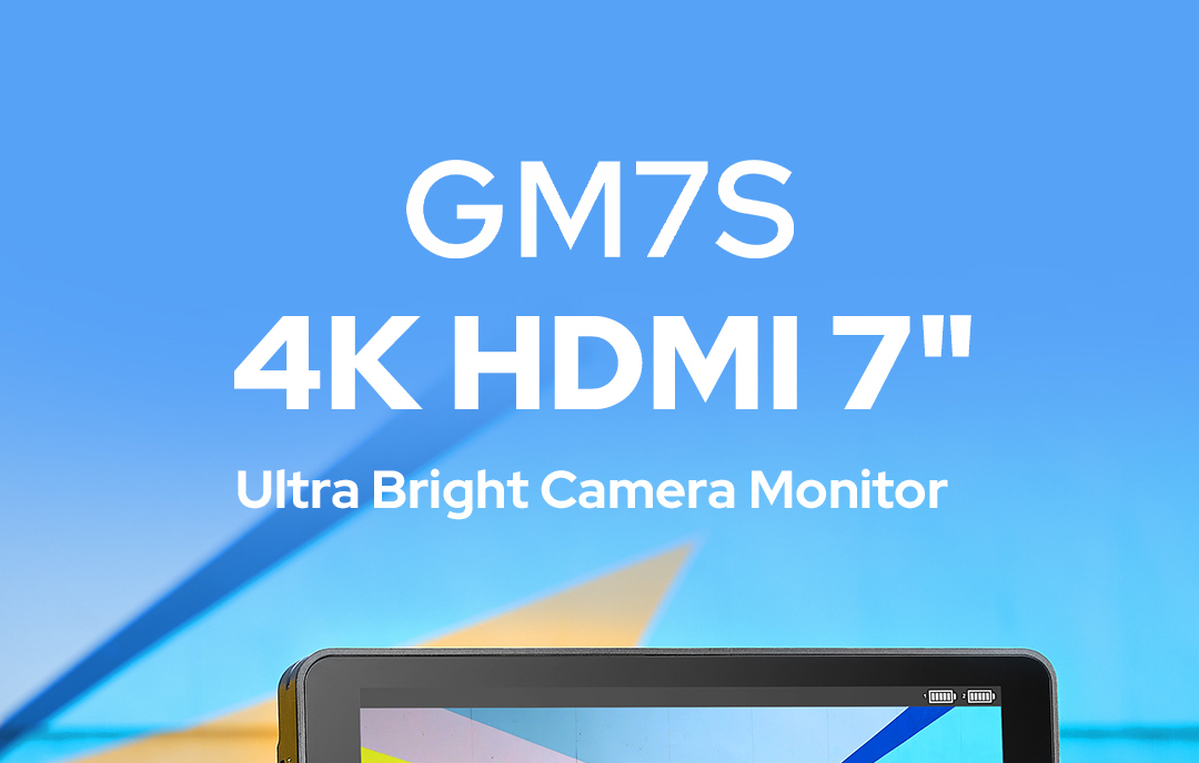 Monitor Táctil para Cámara Godox GM7S 7 4K HDMI Ultra-Bright