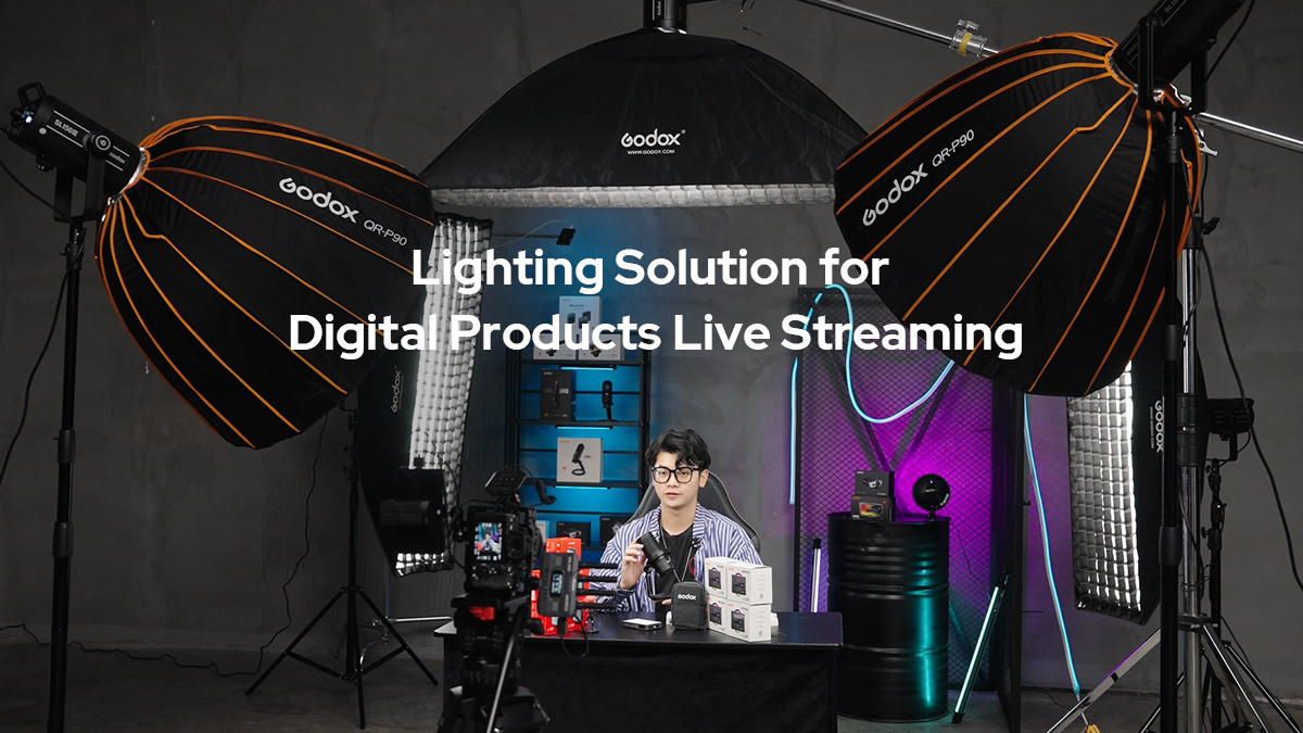 Lighting Solution for Digital Products Live Streaming-Live